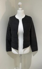 Majestic Filatures Padded Ladies Jacket/ Blazer Size 2 (uk 8-12). Grey. Bnwt