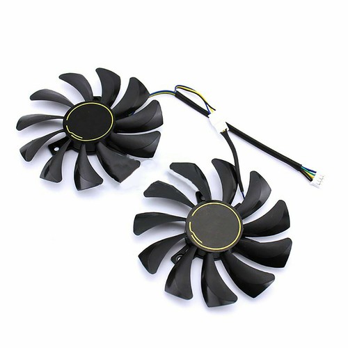 Pair Fans Cooler Fan For MSI RTX 2060 Ventus GTX 1660 1660Ti XY-D09010SH 85mm - Bild 2 von 4