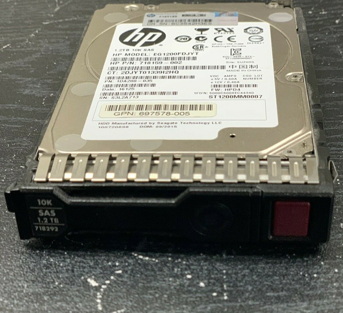 HP 718292???001?1.2?TB 10?K RPM 2.5インチデュアルポートsas-6gb / S HDD Amazon.com: HP 718292-001 1.2TB 10K 6G SFF SAS SC HDD 718162