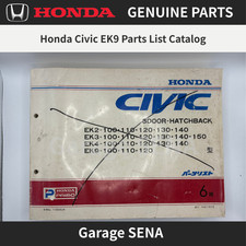 Honda Civic EK9 Type R EK4 Parts List Catalog 1999 JDM OEM Used with Markings
