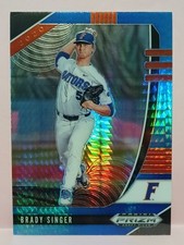 2020 PRIZM DRAFT BRADY SINGER BLUE WAVE PRIZM ROYALS