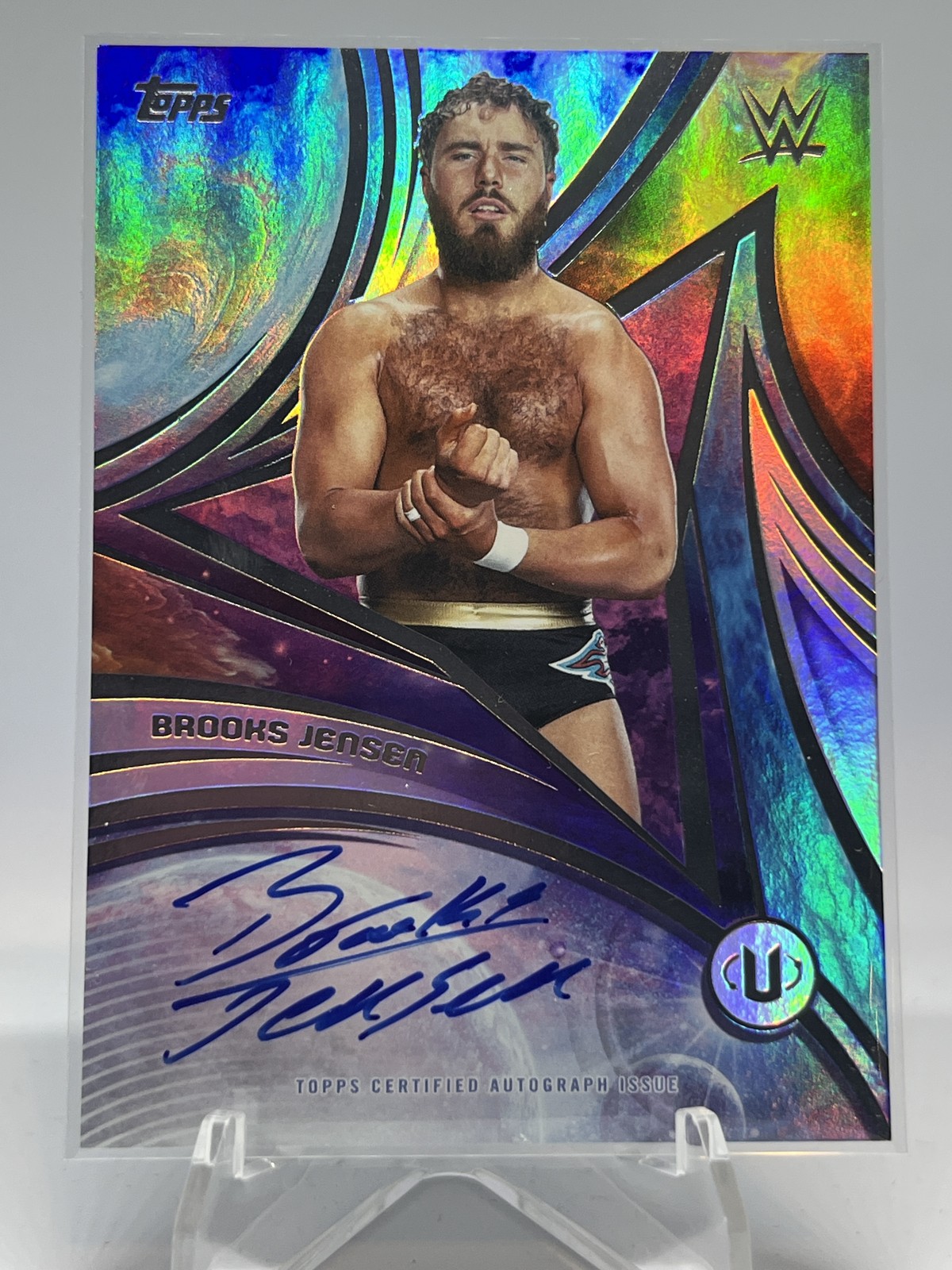 2026 Topps Universe WWE #UA-BJ Brooks Jensen Universe Autographs