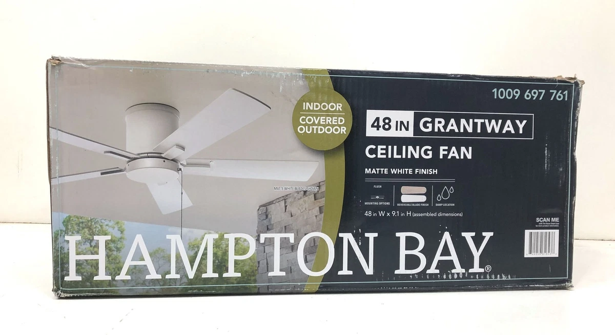 Hampton Bay LED 48 in Fan Width Ceiling Fans for sale | eBay