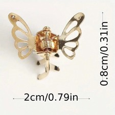 10pc Set French-style Vintage Butterfly Clips, Fashionable Hair Accessories - Image 3