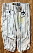 Notre Dame Football 2018 Shamrock Series NY Team Issued Under Armour Game Pants