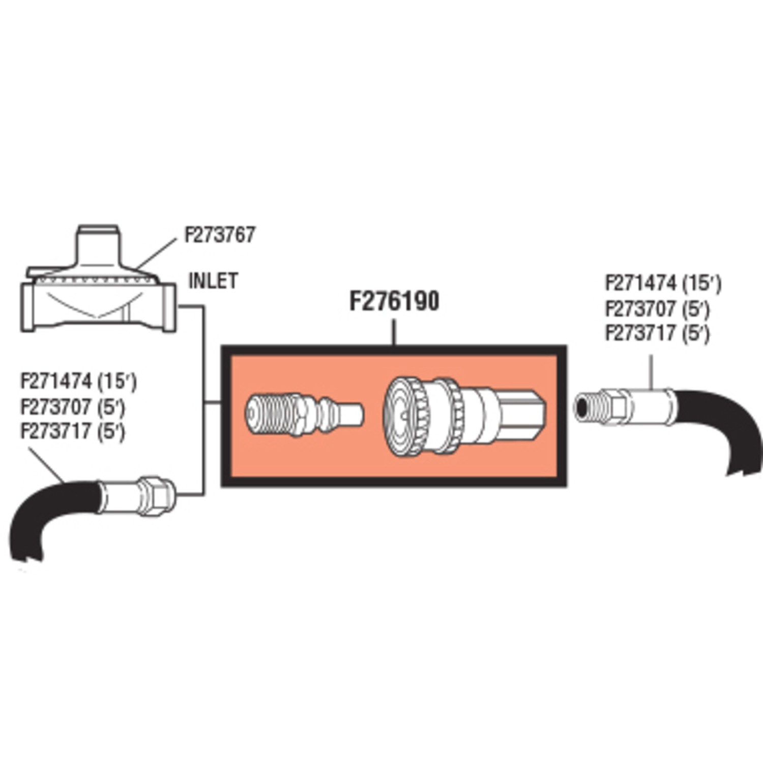 F276190 Brass Quick Connect Adapter 1/4 Fpt X 1/4 Mpt Dia. I