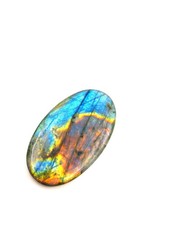 Natural Multi Fire Labradorite Gemstone Cabochon Big Size For Jewelry Making L47