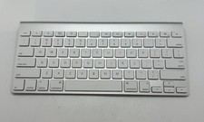 Apple Wireless Bluetooth Keyboard Model A1314 Aluminum White Tested Works