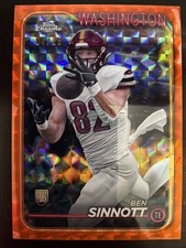 2024 Topps Chrome - Ben Sinnott #262 Orange Geometric Refractor /25 (RC)