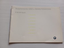 BMW R 80 GS BASIC 1996 opuscolo Supplemento italiano originale al manuale uso