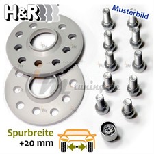 H&R TRAK+ Spurplatten DR 20mm p.A. ABE für Audi A4 Avant 8W5 8WD :: 2015 >> 2025