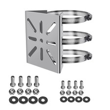 Universal Vertical Pole Mount for Security Camera, Stainless Steel Mounting C...