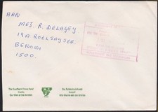 AFRIQUE DU SUD 1980 Couverture de censure militaire....................................E2114