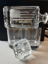 LTKSDAY Whiskey Decanter Set. Used Great Condition.