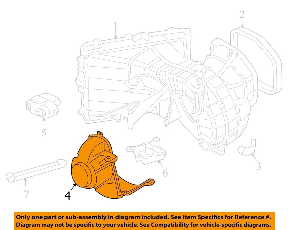 Audi Q7 2014 calefacción aire acondicionado motor OEM 86 k millas - LKQ353618282 Foto 4 de 4