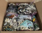 20lbs+ Lot of Vintage to Now WEARABLE Mixed Costume Jewelry Box Bulk Resale #1!