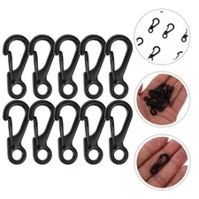 30 Pcs Spring Hook Carabiner Clip Snap Hooks Heavy Duty Climbing