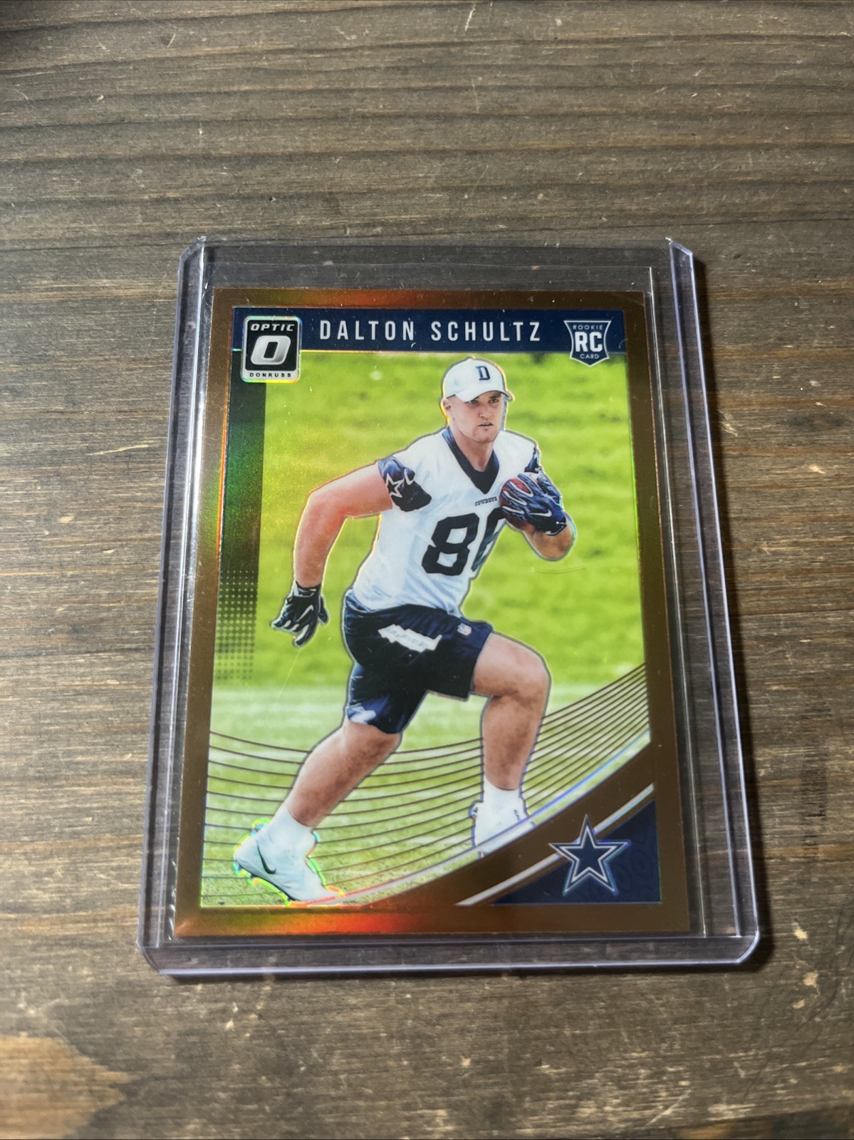 2018 Donruss Optic Dalton Schultz #137 Rookie RC Bronze Prizm - Cowboys