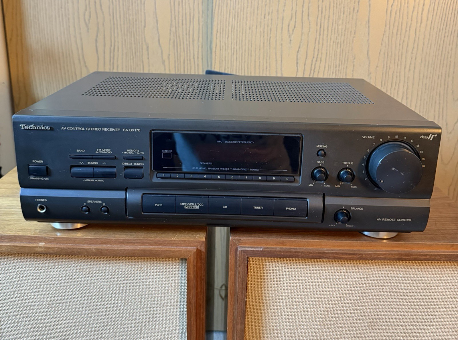 Technics SA GX170 AV Control Stereo Receiver Audio Tested Wo