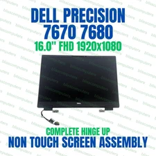OEM Dell Precision 7670 7680 16" FHD+ LCD Screen Assembly infrared Cam 4CT24