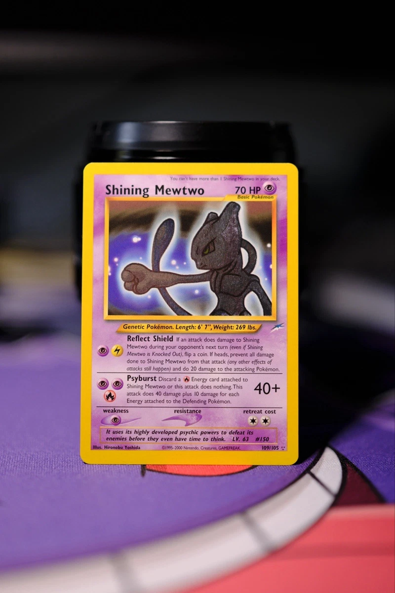 Mewtwo Pokémon TCG Neo Destiny Individual Collectible Card Game