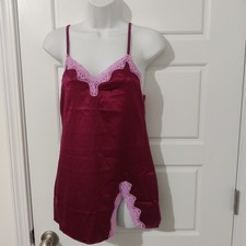 Victoria's Secret Lace Trim Satin Chemise Slip Size Small New Without Tags