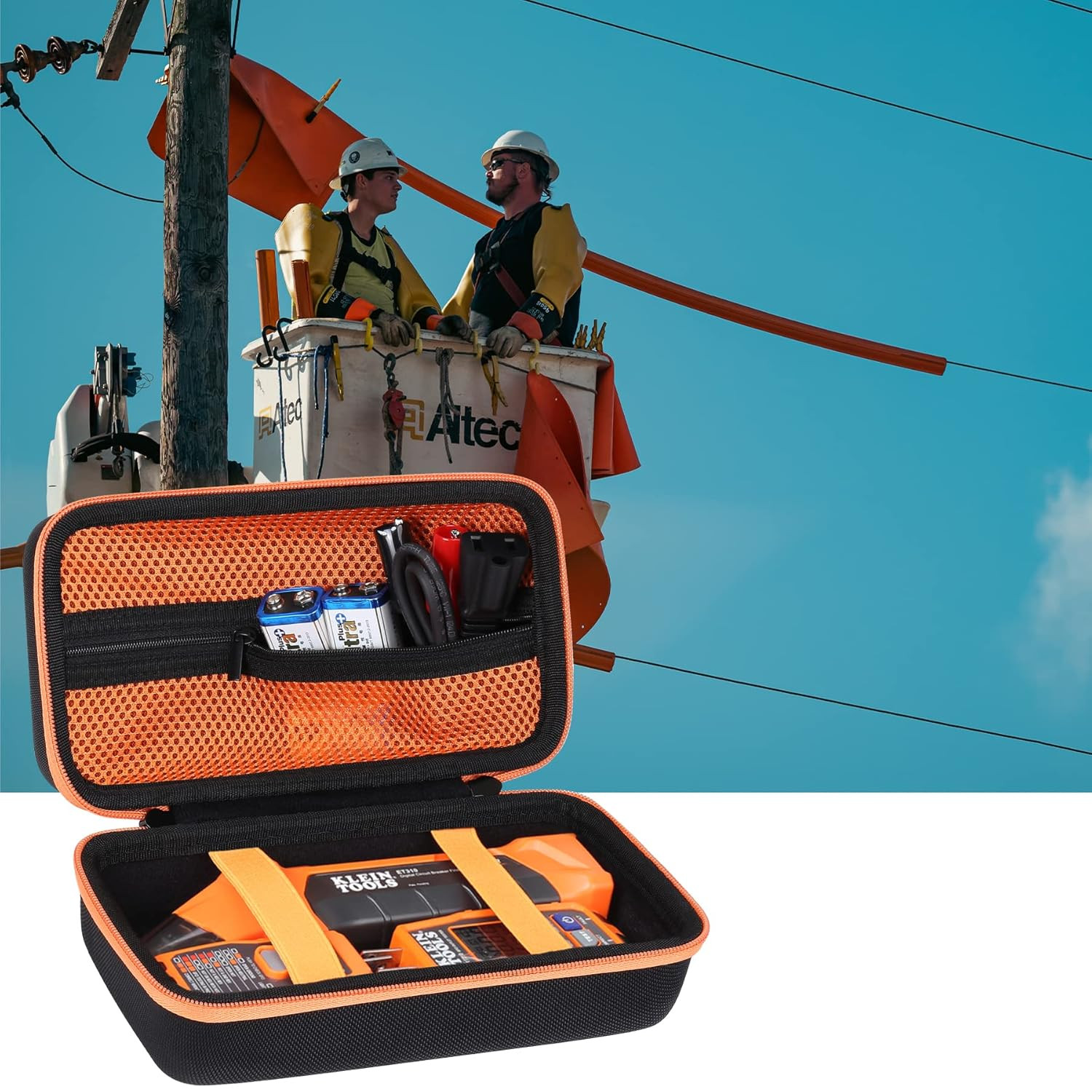 Klein Tools Hard Case Replacement for ET310 Tool AC Circuit Breaker Kit, Storage