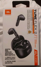 JBL Tune Flex 2 Wireless In-Ear Bluetooth Noise Canceling Headphones Black NEW 