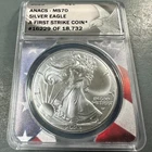 2023 Silver Eagle ANACS MS70, FIRST STRIKE (88918)
