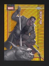 2026 Marvel Comics Topps Chrome BLADE 2/50 Gold Wave SP Comic Character #17