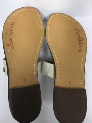 Sam Edelman Women's Gala Leather Double Banded Slide Sandals