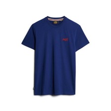 Image of Superdry Organic Cotton Essential Logo T-Shirt Navy