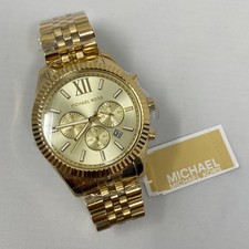 Orologio Michael Kors Lexington Uomo Oro MK8281
