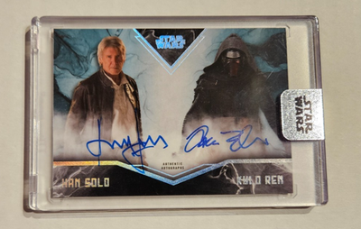 2021 Topps Star Wars Stellar Signature Auto Harrison Ford & Adam