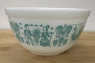 Pyrex Mixing Bowl Amish Butterprint 402 1.5 1-1/2 Qt Rooster