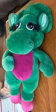 Barney 15" BABY BOP Plush Stuffed Animal Dinosaur 1992 The Lyons Group Vintage
