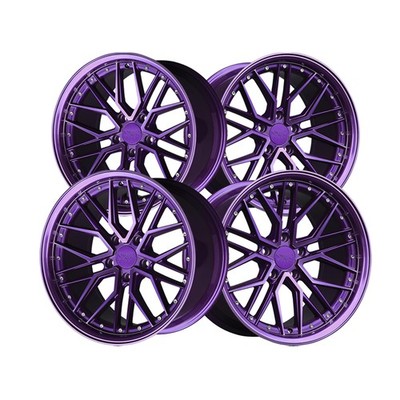 1 X XXR 571 18X8.5 5-4.5 73.1 Hub +35 Offset Diamond Cut Purple