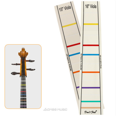 Don't Fret Viola Fingerboard Position Indicator - Size Option 15'', 15.5'' and 16''