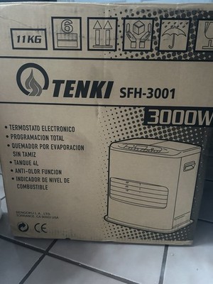 TENKI SFH-3001 300w Thermostat Electric Heater New In Box