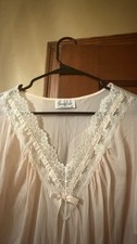VINTAGE VANITY FAIR PINK SHORT Nightgown Size X-Large