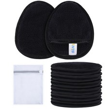 Reusable Makeup Remover Pads For Face,Eye,Lips Microfiber Gentle Facial Clean...