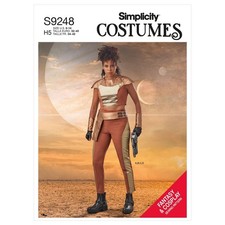 Simplicity Sewing Pattern S9248 R11000 Costume Space Mercenary Size 6-14