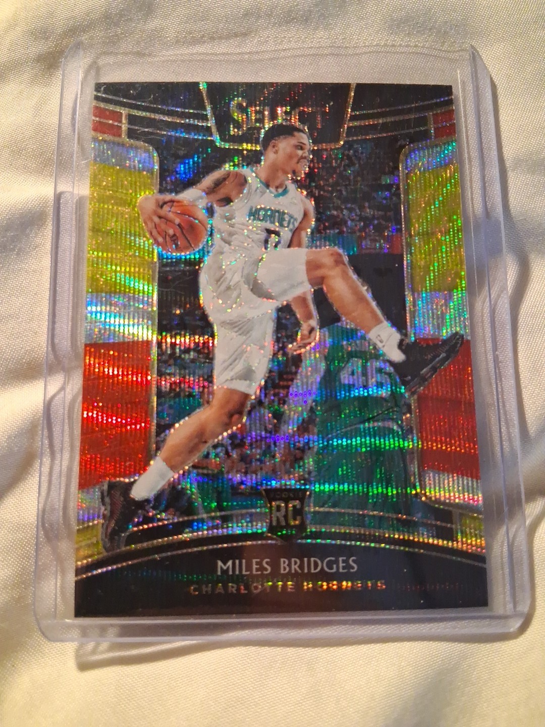 2018-19 Panini Select Miles Bridges Tri-Color Prizm Concourse Rookie #17 🔥📈