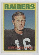 1972 Topps George Blanda #235 HOF 0ha3