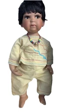 PARADISE GALLERIES TREASURY COLLECTION STOLEN THUNDER* 19” Porcelain Indian Doll