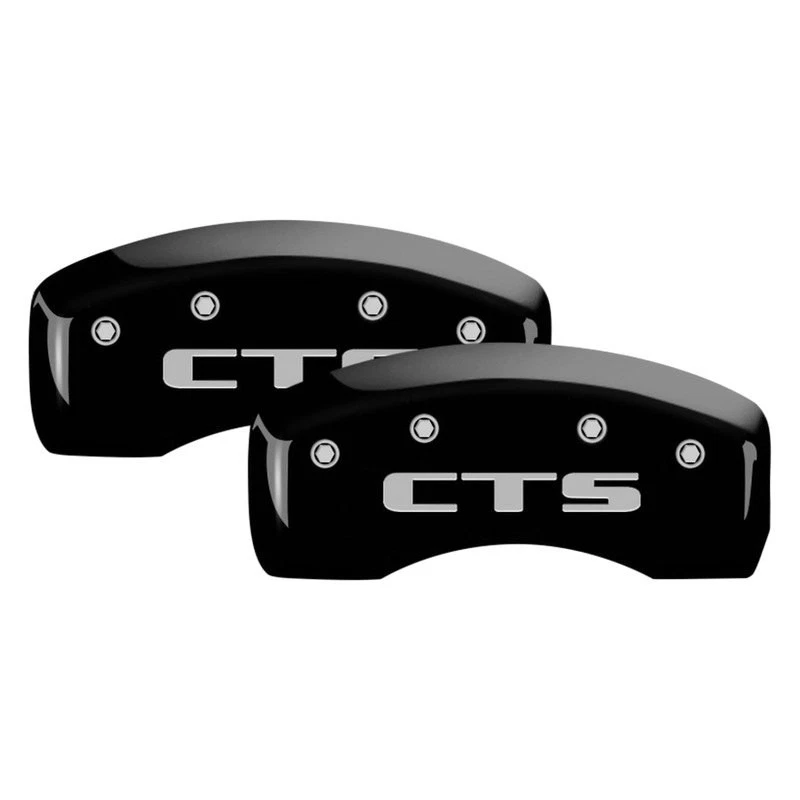 For Cadillac CTS 09-19 Caliper Covers Gloss Black Caliper Covers w Cadillac Foto 2 de 2