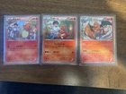 Charizards, Charmeleon, And Charmander 1st ED CP3 Pokekyun Pokemon Japanes