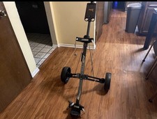 Bag Boy M-300 Collapsible 2-Wheel Pull Cart Golf Push/Pull Cart, Black
