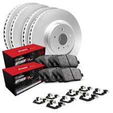 R1 Concepts Wduh2 67017 R1 Brake Rotors  Carbon Coated W Optimum Oe Pads