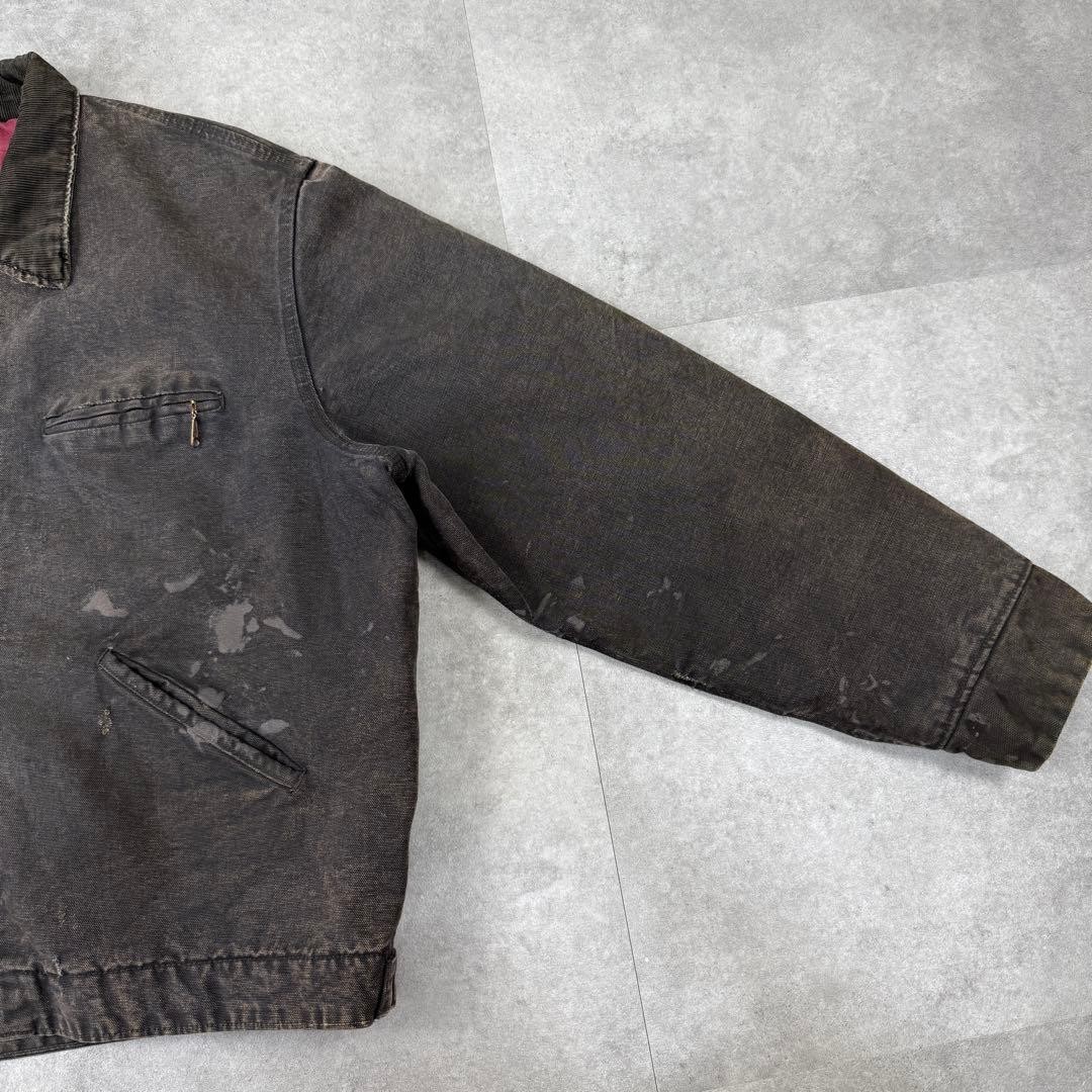 Carhartt Vintage 60s-70s Detroit Jacket Black Workwear L Rare image 7